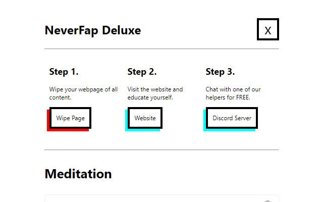 NeverFap Deluxe  from Chrome web store to be run with OffiDocs Chromium online