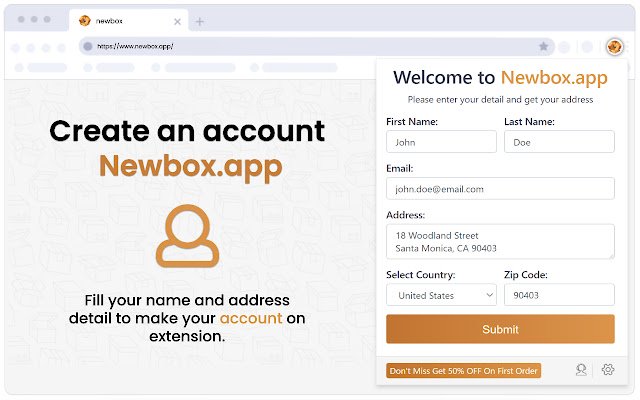 Newbox.app  from Chrome web store to be run with OffiDocs Chromium online