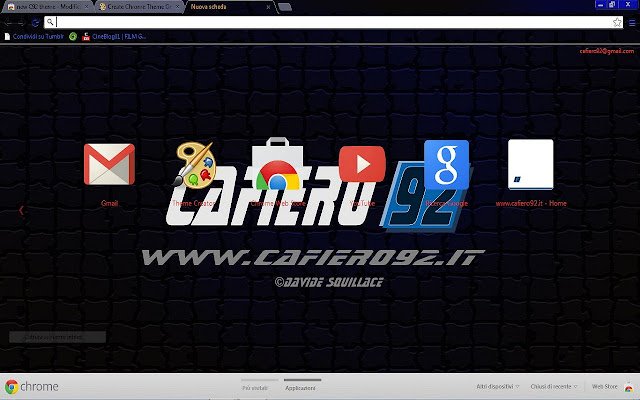 new C92 theme  from Chrome web store to be run with OffiDocs Chromium online