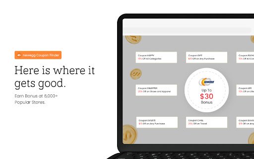 Newegg Coupon Finder Find the best coupons for Newegg  from Chrome web store to be run with OffiDocs Chromium online