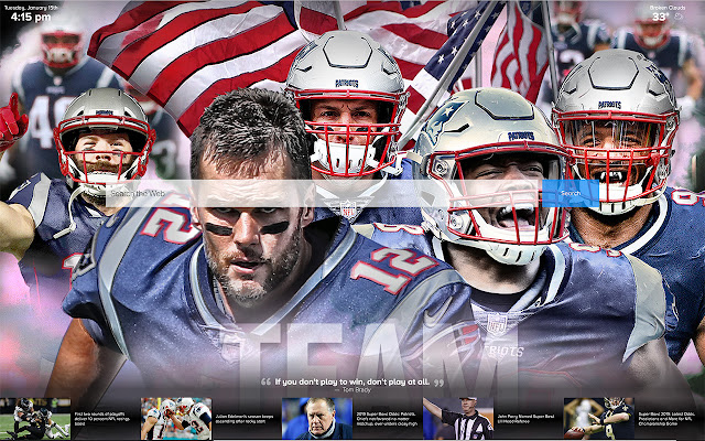 New England Patriots (unofficial) New Tab  from Chrome web store to be run with OffiDocs Chromium online New England Patriots (unofficial) New Tab  from Chrome web store to be run with OffiDocs Chromium online