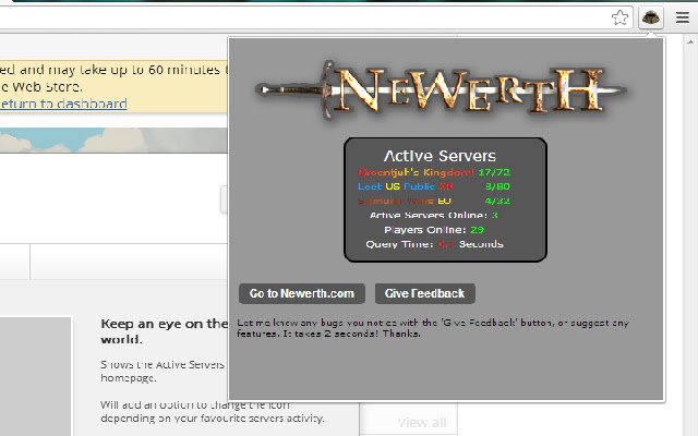Newerth Servers  from Chrome web store to be run with OffiDocs Chromium online
