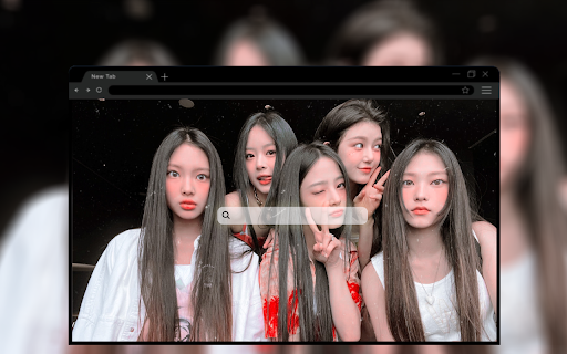 Newjeans Wallpapers New Tab  from Chrome web store to be run with OffiDocs Chromium online