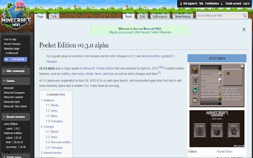 New Minecraft Wiki from Chrome web store to be run with OffiDocs Chromium online New Minecraft Wiki from Chrome web store to be run with OffiDocs Chromium online