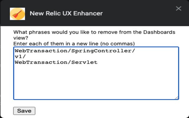 Nuovo Relic UX Enhancer dal Chrome Web Store da eseguire con OffiDocs Chromium online