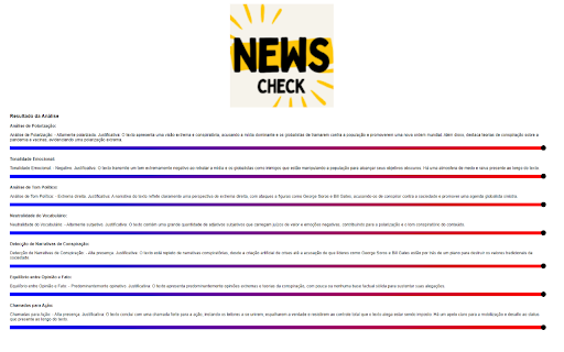 News Analyzer מחנות האינטרנט של Chrome שיופעל עם OffiDocs Chromium מקוון