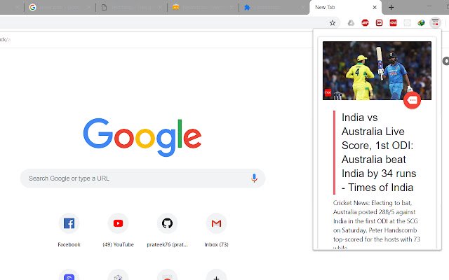 Chrome വെബ് സ്റ്റോറിൽ നിന്നുള്ള വാർത്താ വിപുലീകരണം OffiDocs Chromium ഓൺലൈനിൽ പ്രവർത്തിക്കും