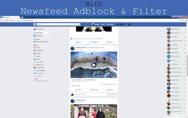 Newsfeed Filter  from Chrome web store to be run with OffiDocs Chromium online