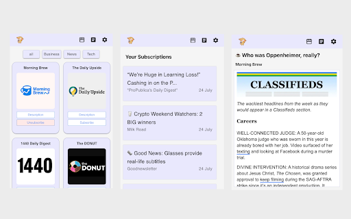 News Mango  from Chrome web store to be run with OffiDocs Chromium online