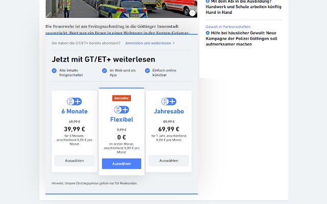 Newspaper Free  from Chrome web store to be run with OffiDocs Chromium online