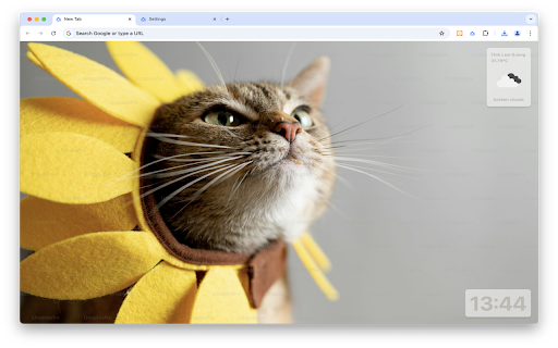 New Tab  from Chrome web store to be run with OffiDocs Chromium online