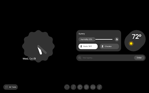 New Tab  from Chrome web store to be run with OffiDocs Chromium online