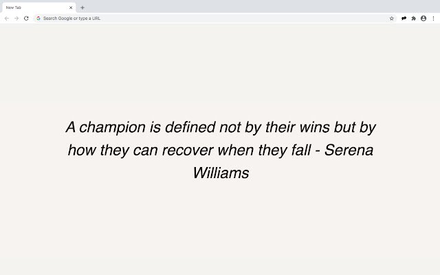 New Tab Custom Quote  from Chrome web store to be run with OffiDocs Chromium online