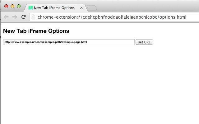 Chrome ウェブストアの新しいタブ iFrame を OffiDocs Chromium online で実行