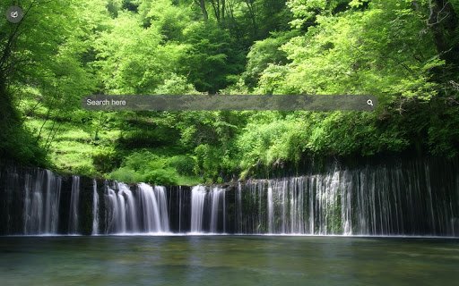 New Tab Nature  from Chrome web store to be run with OffiDocs Chromium online