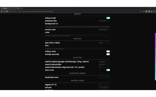 new tab x  from Chrome web store to be run with OffiDocs Chromium online