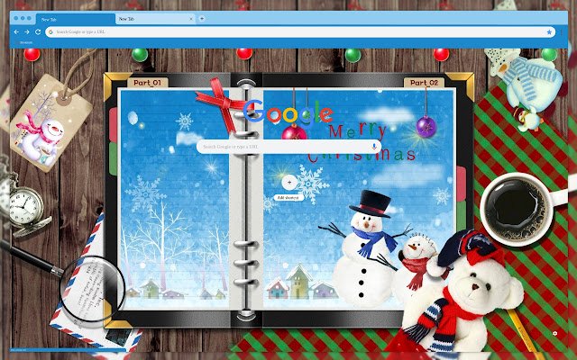L'album di Capodanno dal Chrome Web Store verrà eseguito con OffiDocs Chromium online