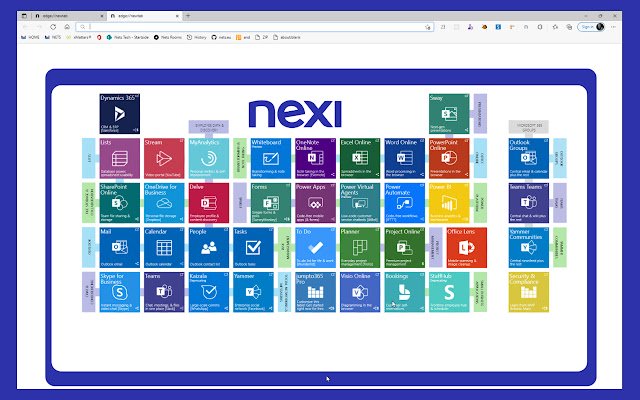 Nexi Group de Chrome web store se ejecutará con OffiDocs Chromium en línea