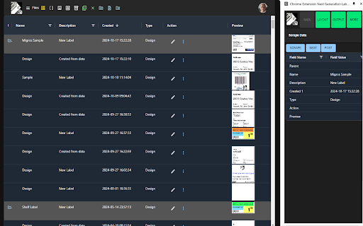 Next Generation Label Printing Adapter  from Chrome web store to be run with OffiDocs Chromium online