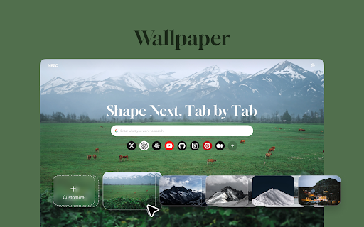 Next Zone  from Chrome web store to be run with OffiDocs Chromium online