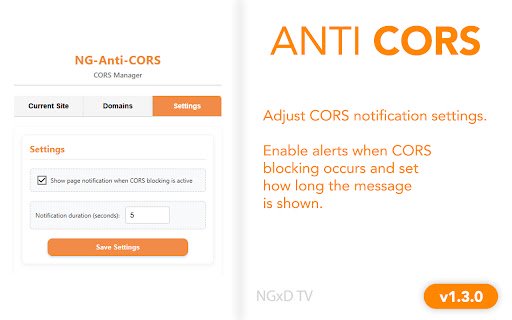 NG Anti CORS  from Chrome web store to be run with OffiDocs Chromium online