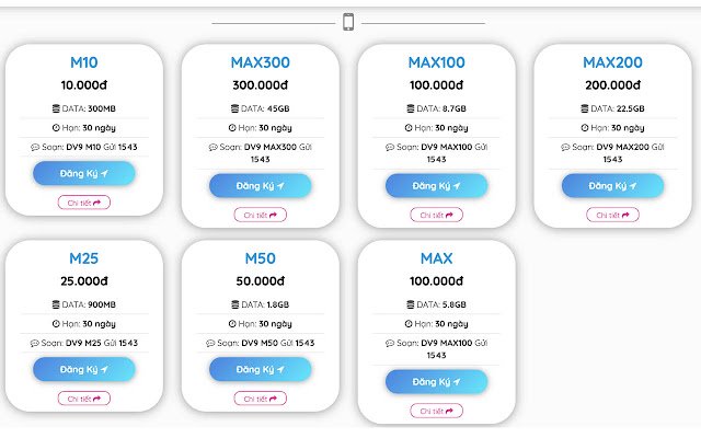 OffiDocs Chromium çevrimiçi ile çalıştırılacak Chrome web mağazasından Đăng ký 3G Vina 5GVinaPhone.vn