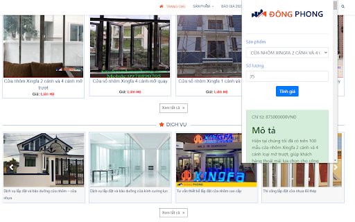 Đông Phong Window  from Chrome web store to be run with OffiDocs Chromium online