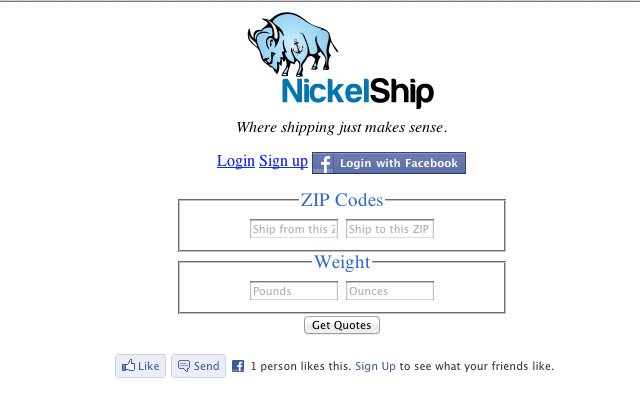 NickelShip  from Chrome web store to be run with OffiDocs Chromium online