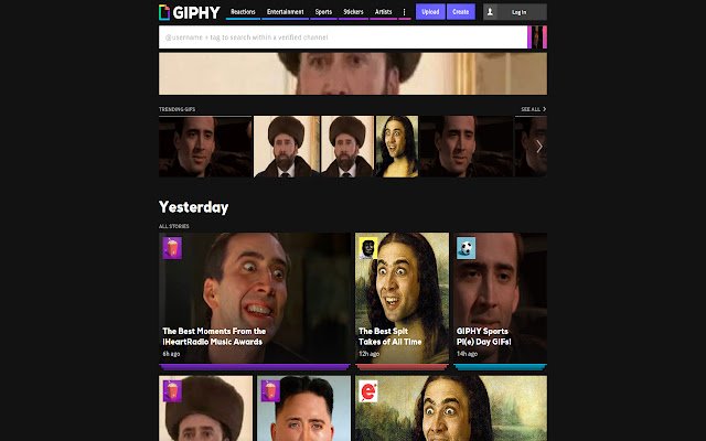 NicolasCage  from Chrome web store to be run with OffiDocs Chromium online