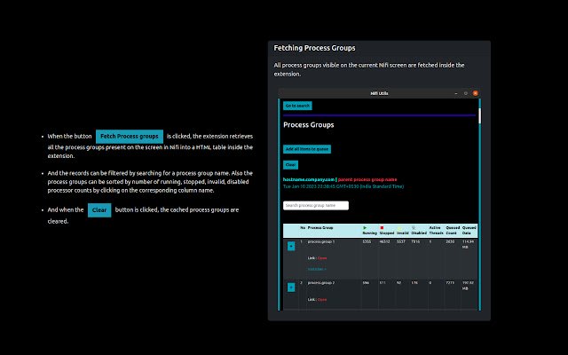 Nifi Utils dari toko web Chrome untuk dijalankan dengan OffiDocs Chromium online