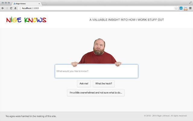 Nige Knows از فروشگاه وب Chrome با OffiDocs Chromium به صورت آنلاین اجرا می شود