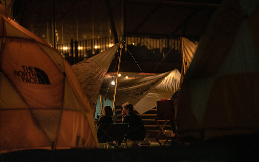 Night camping  from Chrome web store to be run with OffiDocs Chromium online