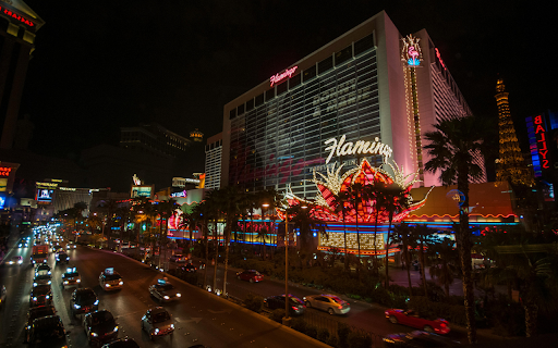Nighttime Las Vegas Flamingo Hotel Scene from Chrome web store to be run with OffiDocs Chromium online Nighttime Las Vegas Flamingo Hotel Scene from Chrome web store to be run with OffiDocs Chromium online