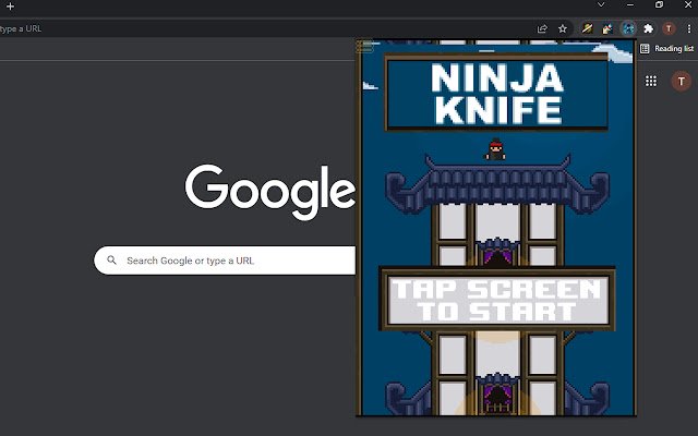 क्रोम वेब स्टोर से क्रोम पर निंजा नाइफ को ऑनलाइन ऑफीडॉक्स क्रोमियम के साथ चलाया जाएगा