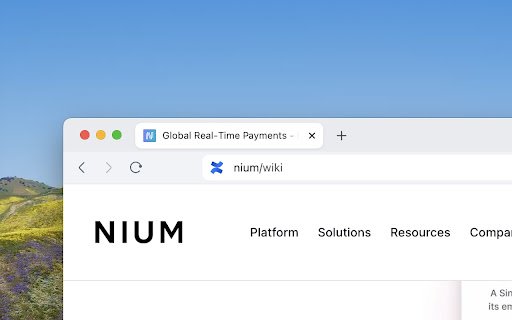 Nium Links  from Chrome web store to be run with OffiDocs Chromium online