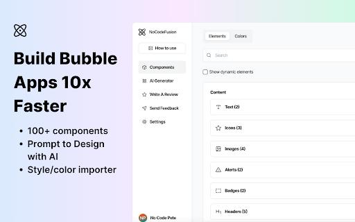 NoCodeFusion from Chrome web store to be run with OffiDocs Chromium online NoCodeFusion from Chrome web store to be run with OffiDocs Chromium online