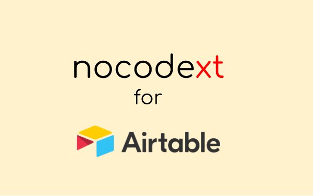 nocodext از فروشگاه وب Chrome با OffiDocs Chromium به صورت آنلاین اجرا می شود