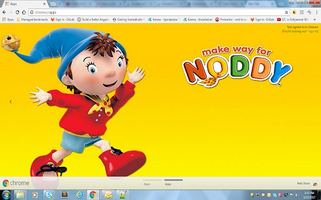Noddy Theme  from Chrome web store to be run with OffiDocs Chromium online