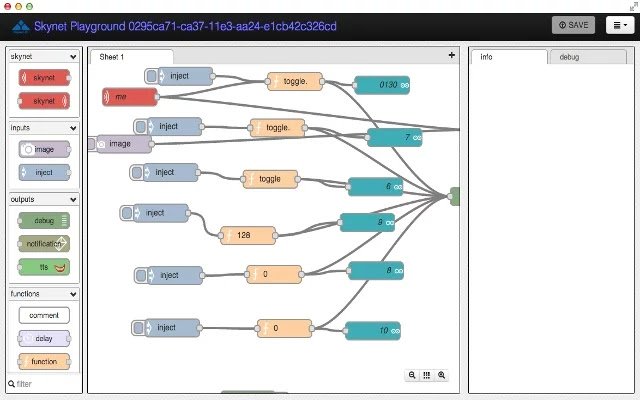 Nodeblu  from Chrome web store to be run with OffiDocs Chromium online
