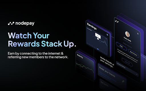 Nodepay Extension  from Chrome web store to be run with OffiDocs Chromium online