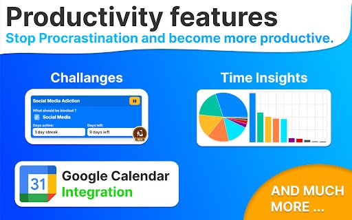 NoDistraction | Site Blocker, Productivity  from Chrome web store to be run with OffiDocs Chromium online