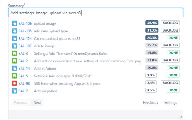 No Duplicate Issues > JIRA Cloud  from Chrome web store to be run with OffiDocs Chromium online