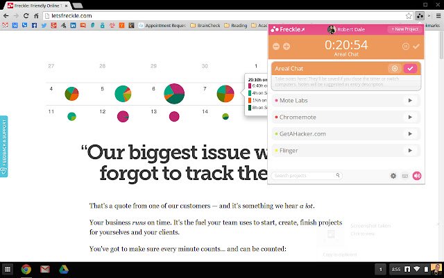 Noko Timer Unofficial Extension  from Chrome web store to be run with OffiDocs Chromium online