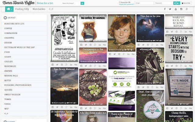 Nomes.Hearts.Coffee  from Chrome web store to be run with OffiDocs Chromium online