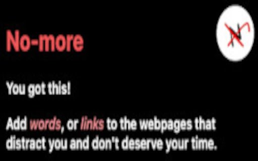 No More  from Chrome web store to be run with OffiDocs Chromium online