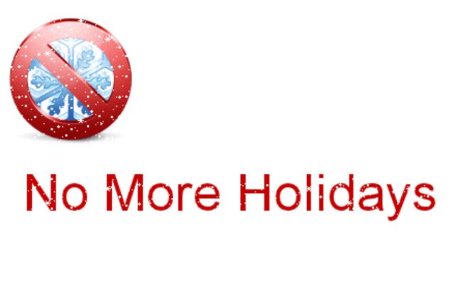 No More Holidays ze sklepu internetowego Chrome do uruchomienia z OffiDocs Chromium online