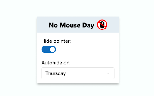 No Mouse Day from Chrome web store to be run with OffiDocs Chromium online No Mouse Day from Chrome web store to be run with OffiDocs Chromium online