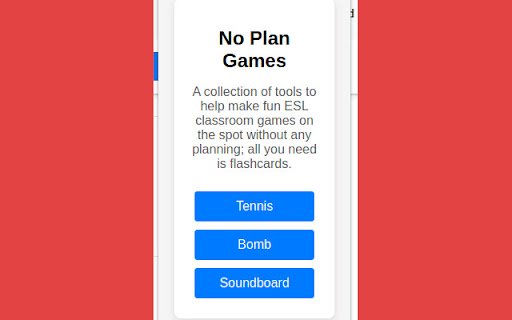 No Plan Games  from Chrome web store to be run with OffiDocs Chromium online