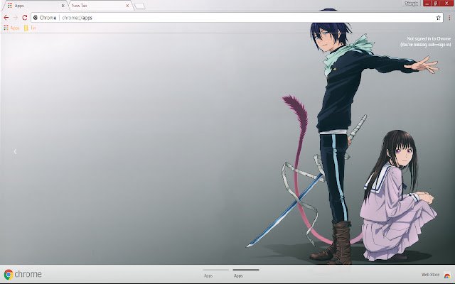 Noragami 1366*768 de la boutique en ligne Chrome à exécuter avec OffiDocs Chromium en ligne