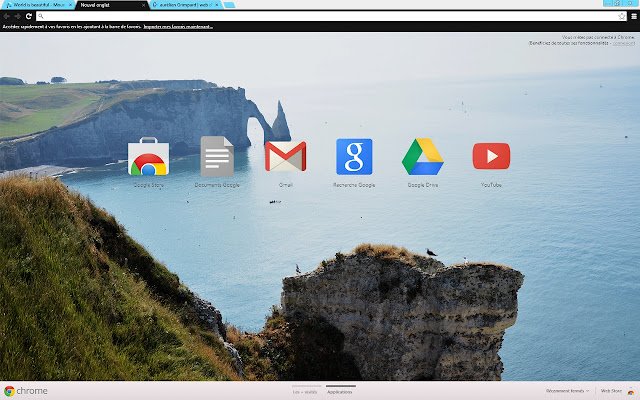 Normandie Étretat один із веб-магазину Chrome, який буде працювати за допомогою OffiDocs Chromium онлайн